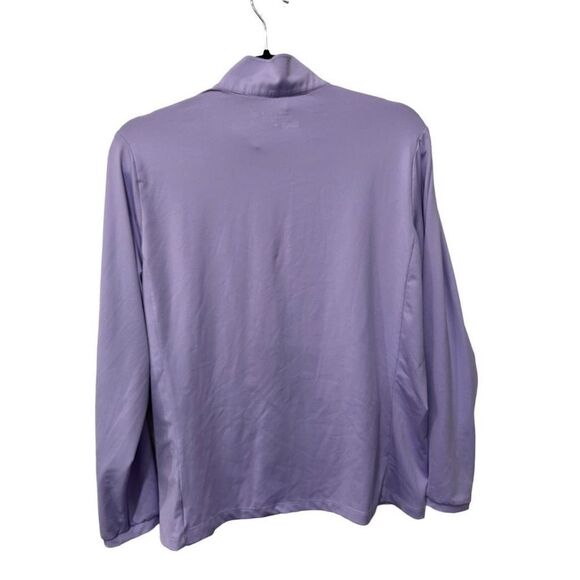 Nike Golf Tour Performance Dri-Fit Lavender Purple Full Zip Track Jacket Size L - Picture 4 of 9